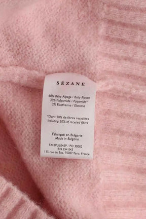 Pull Sézane Rose en Laine