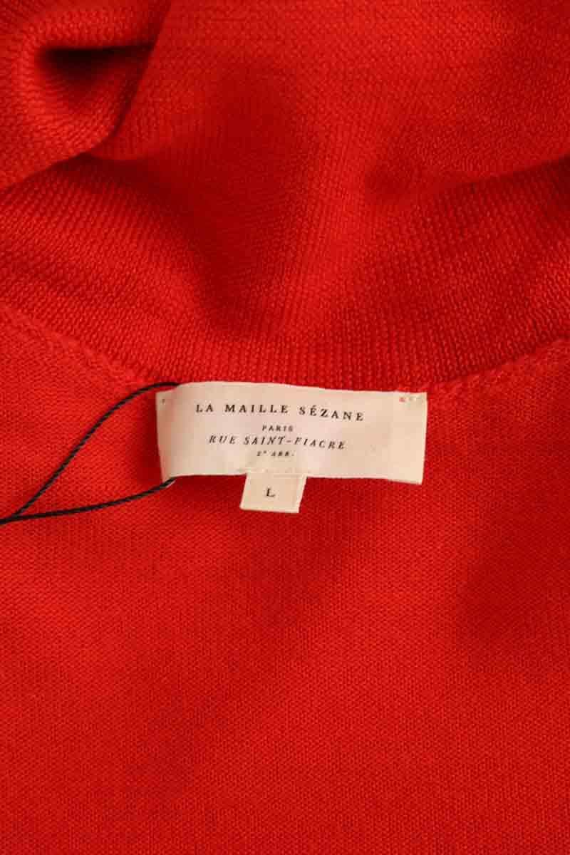 Pull Sézane Rouge en Laine