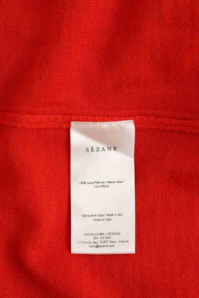 Pull Sézane Rouge en Laine