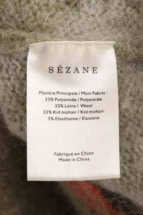 Pull Sézane Vert en Synthétique