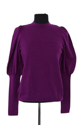 Pull Sézane Violet en Laine, taille XS - Seconde Main