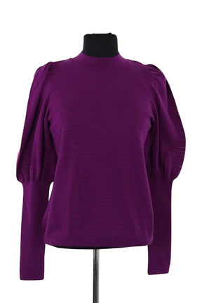 Pull Sézane Violet en Laine, taille XS - Seconde Main