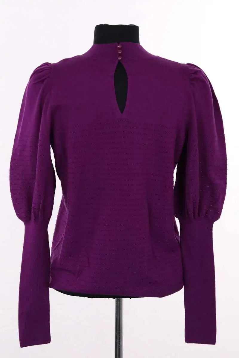 Pull Sézane Violet en Laine