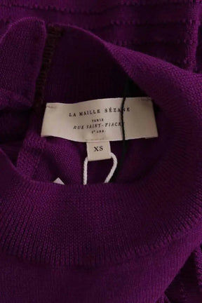 Pull Sézane Violet en Laine