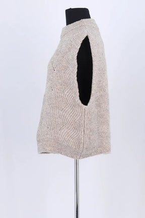 Pull Soeur Beige en Laine
