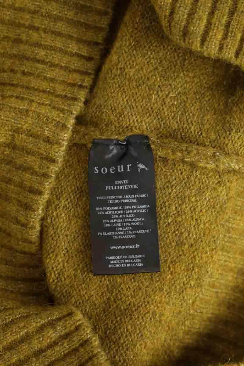 Pull Soeur Envie Vert en Polyamide