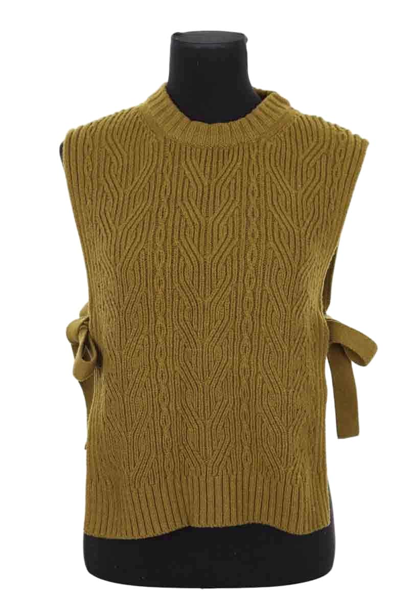 Pull Soeur Pablo Kaki en Laine, taille TU - Seconde Main