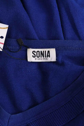 Pull Sonia Rykiel Bleu en Coton