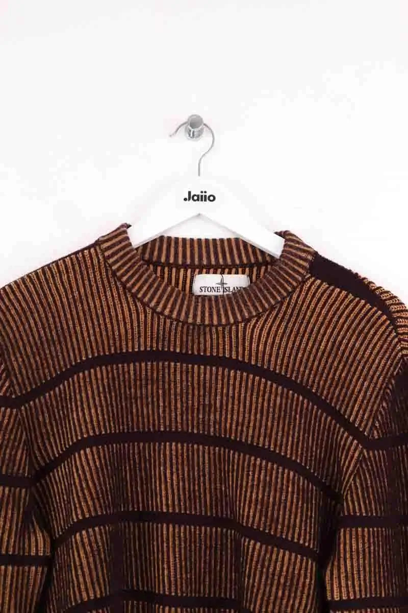 Pull Stone Island Marron en Laine
