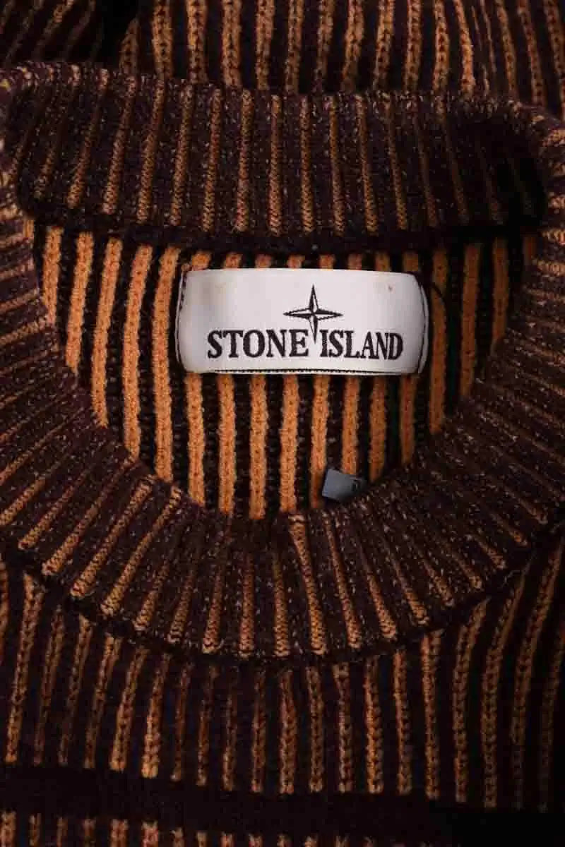 Pull Stone Island Marron en Laine