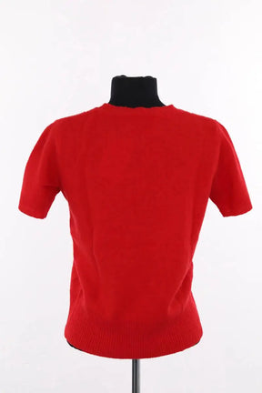 Pull Tara Jarmon Rouge en Laine