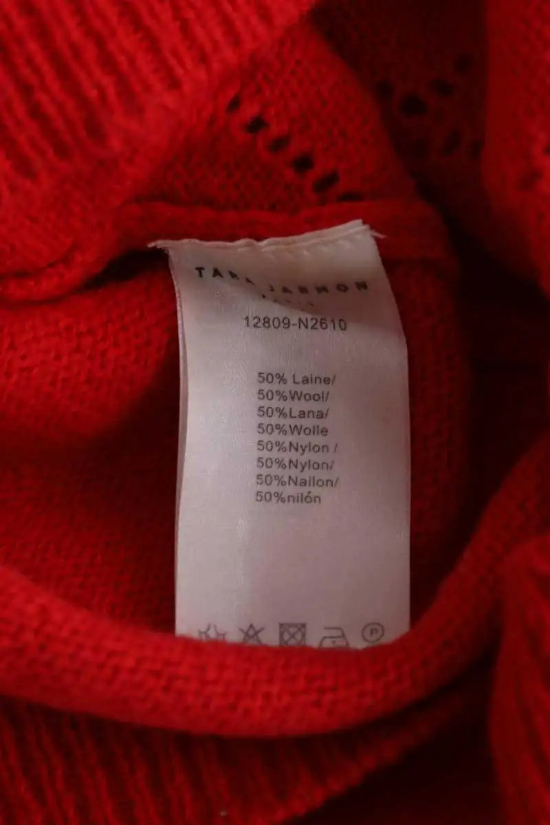 Pull Tara Jarmon Rouge en Laine