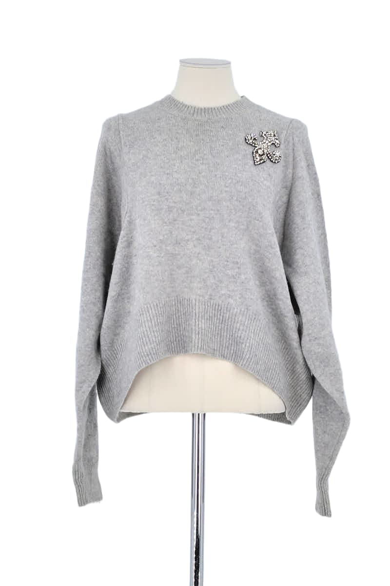 Pull The Kooples Gris en Cachemire, taille M - Seconde Main