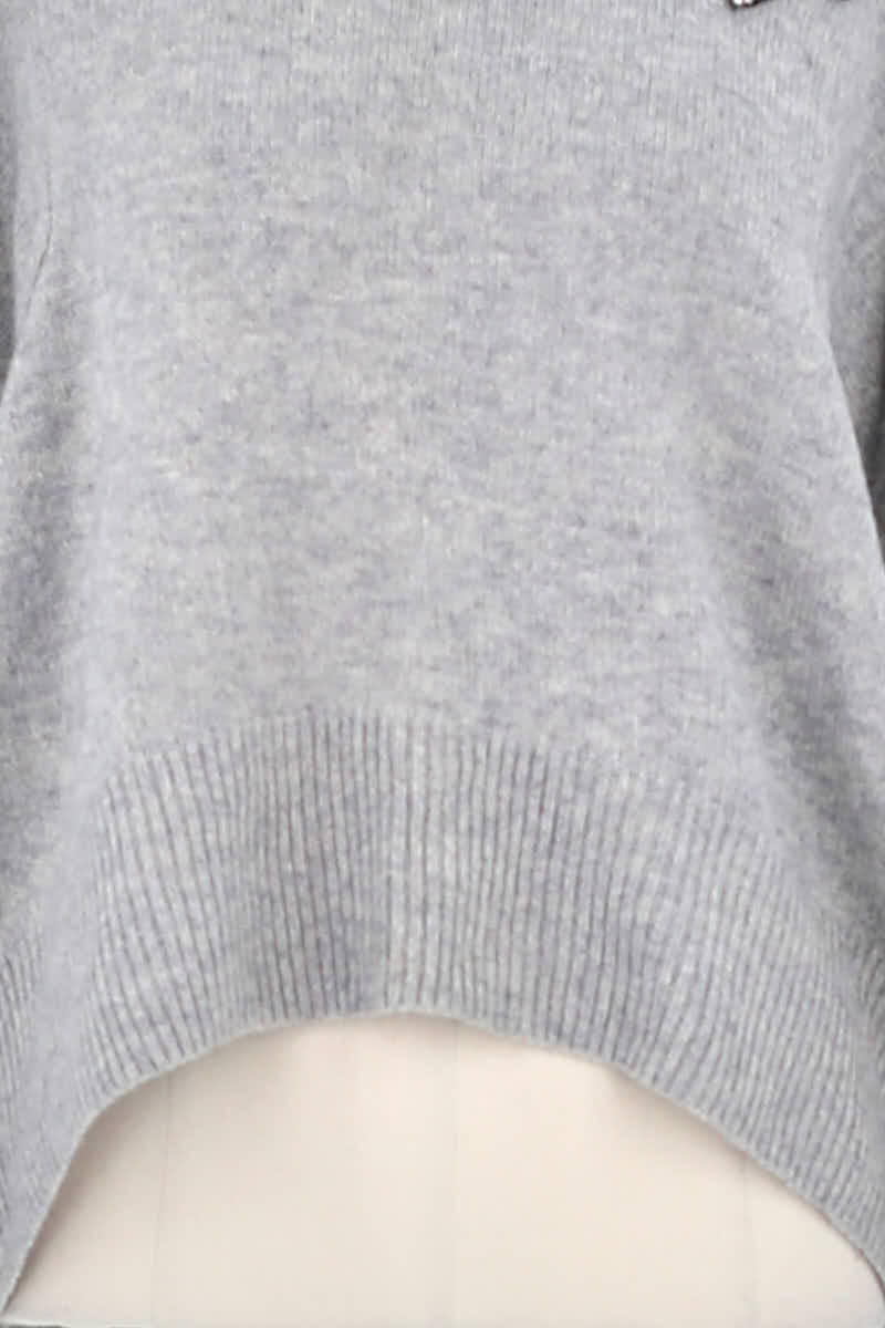 Pull The Kooples Gris en Cachemire