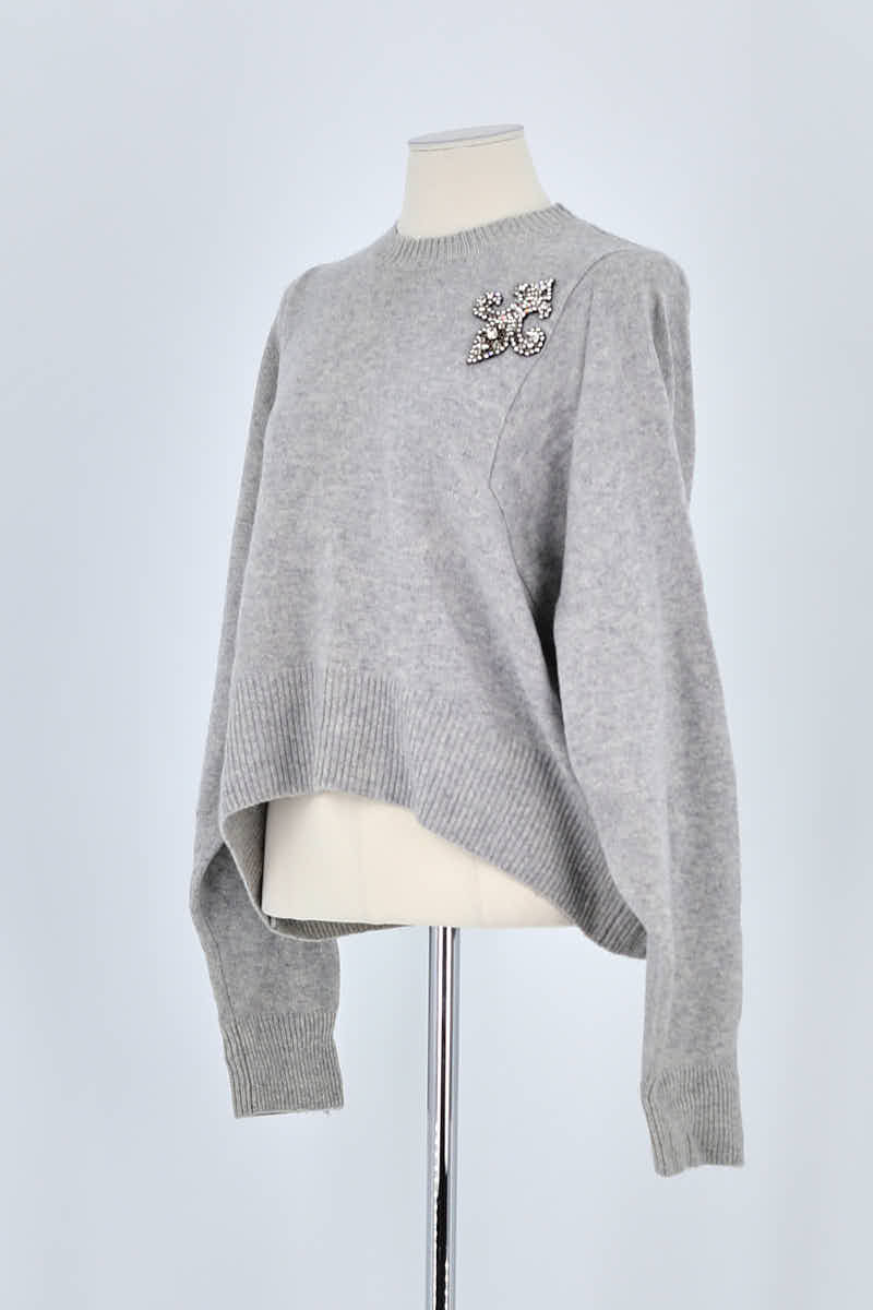 Pull The Kooples Gris en Cachemire