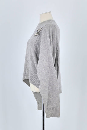 Pull The Kooples Gris en Cachemire