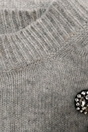 Pull The Kooples Gris en Cachemire