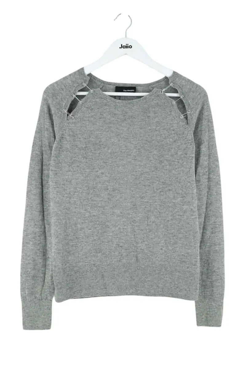 Pull The Kooples Gris en Laine, taille S - Seconde Main