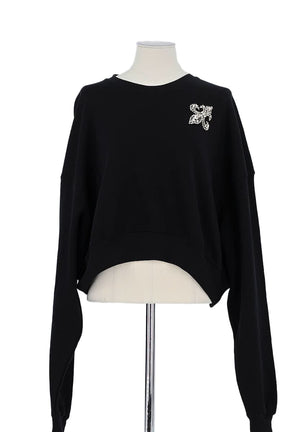 Pull The Kooples Noir en Coton, taille L - Seconde Main