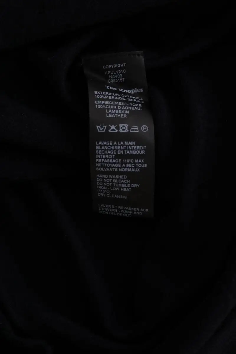 Pull The Kooples Noir en Laine