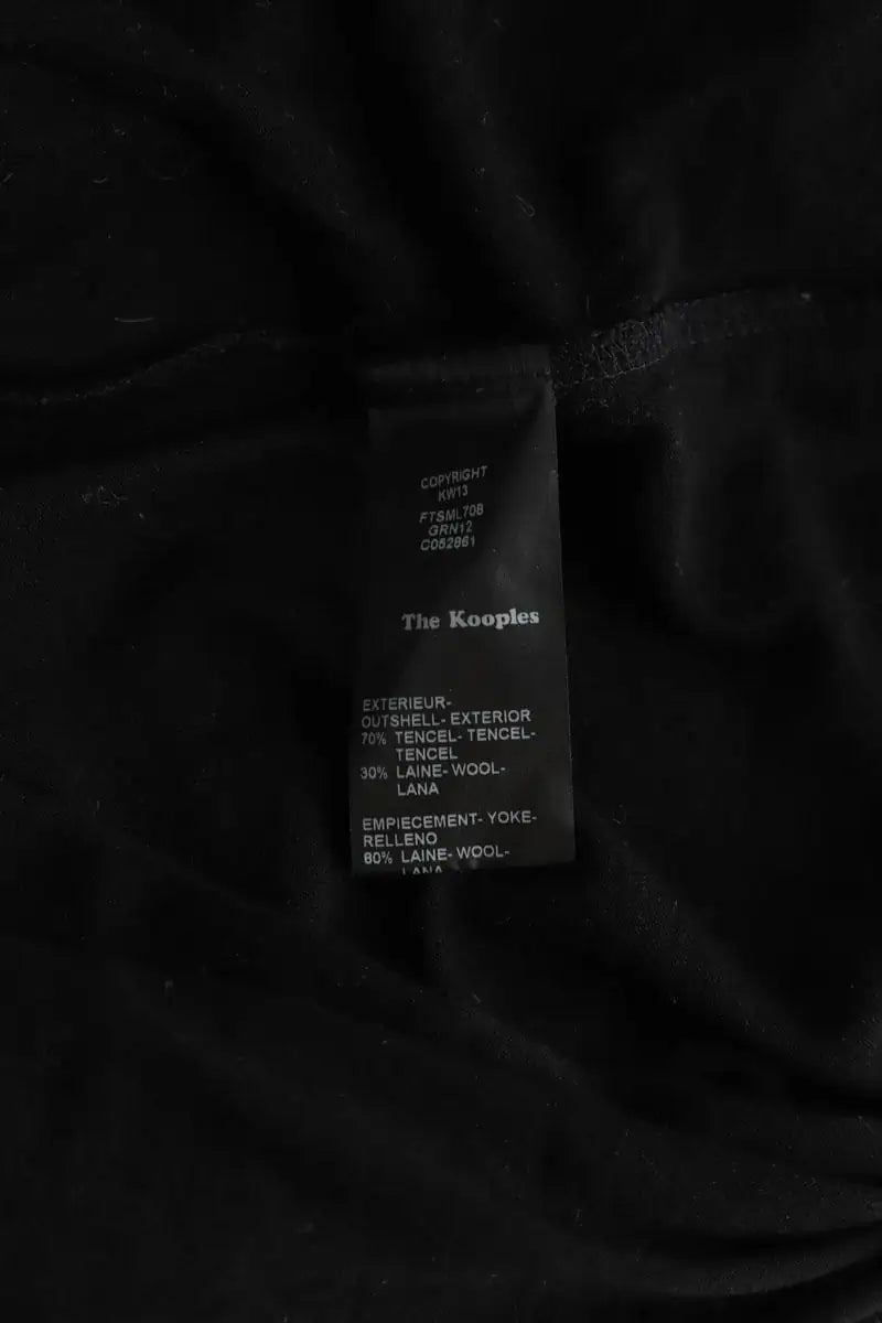 Pull The Kooples Noir en Synthétique