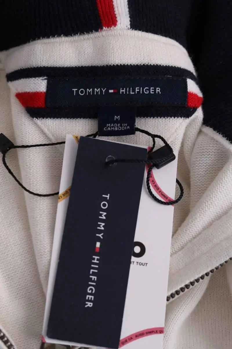Pull Tommy Hilfiger Blanc en Coton