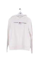 Pull Tommy Hilfiger Blanc en Coton, taille S - Seconde Main