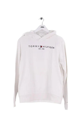 Pull Tommy Hilfiger Blanc en Coton, taille S - Seconde Main