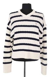 Pull Tommy Hilfiger Blanc en Coton, taille XS - Seconde Main