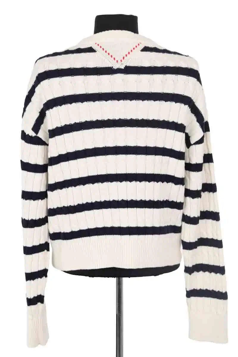 Pull Tommy Hilfiger Blanc en Coton