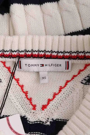 Pull Tommy Hilfiger Blanc en Coton