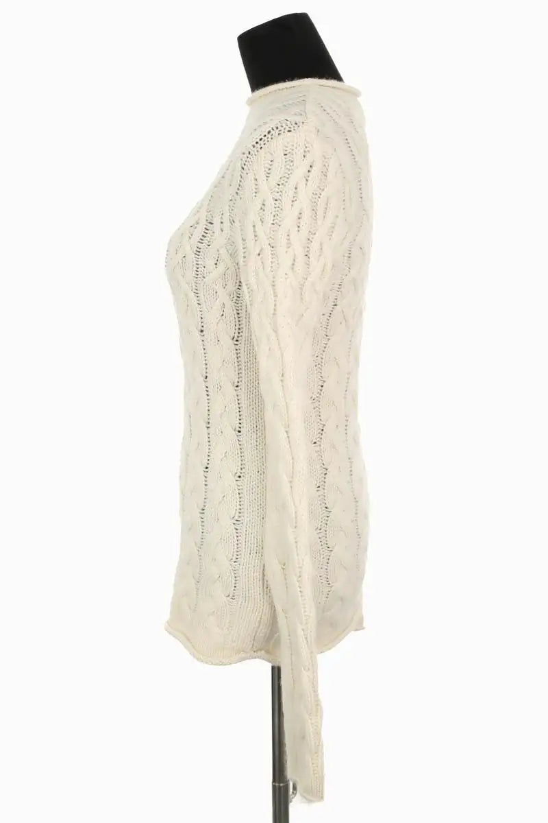 Pull Tory Burch Ecru en Cachemire