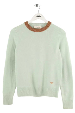 Pull Tory Burch Vert en Cachemire, taille XS - Seconde Main