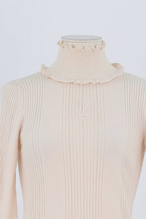 Pull Tresse Beige en Laine