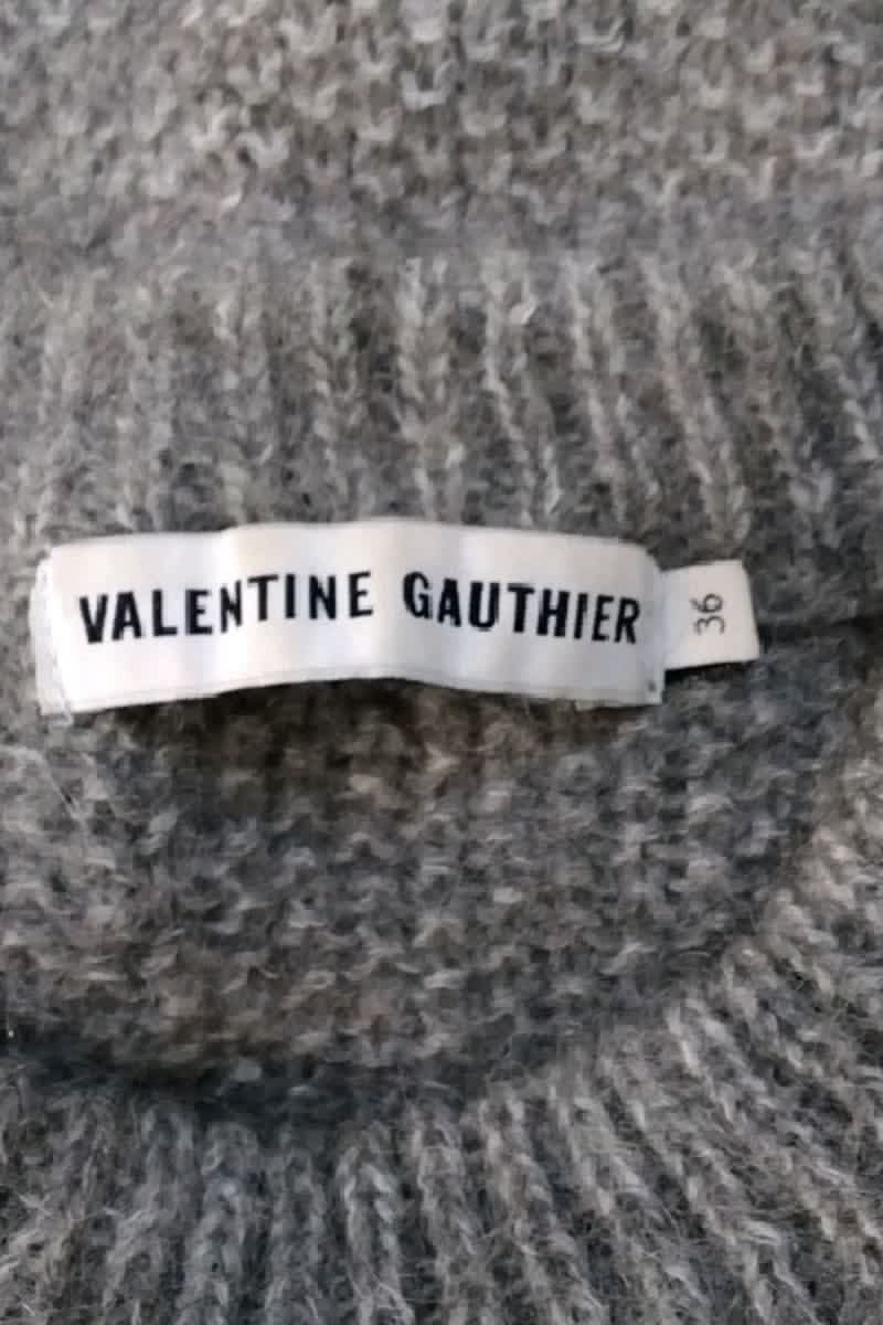 Pull Valentine Gauthier Gris en Polyamide
