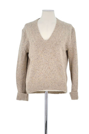 Pull Vanessa Bruno Beige en Laine, taille S - Seconde Main