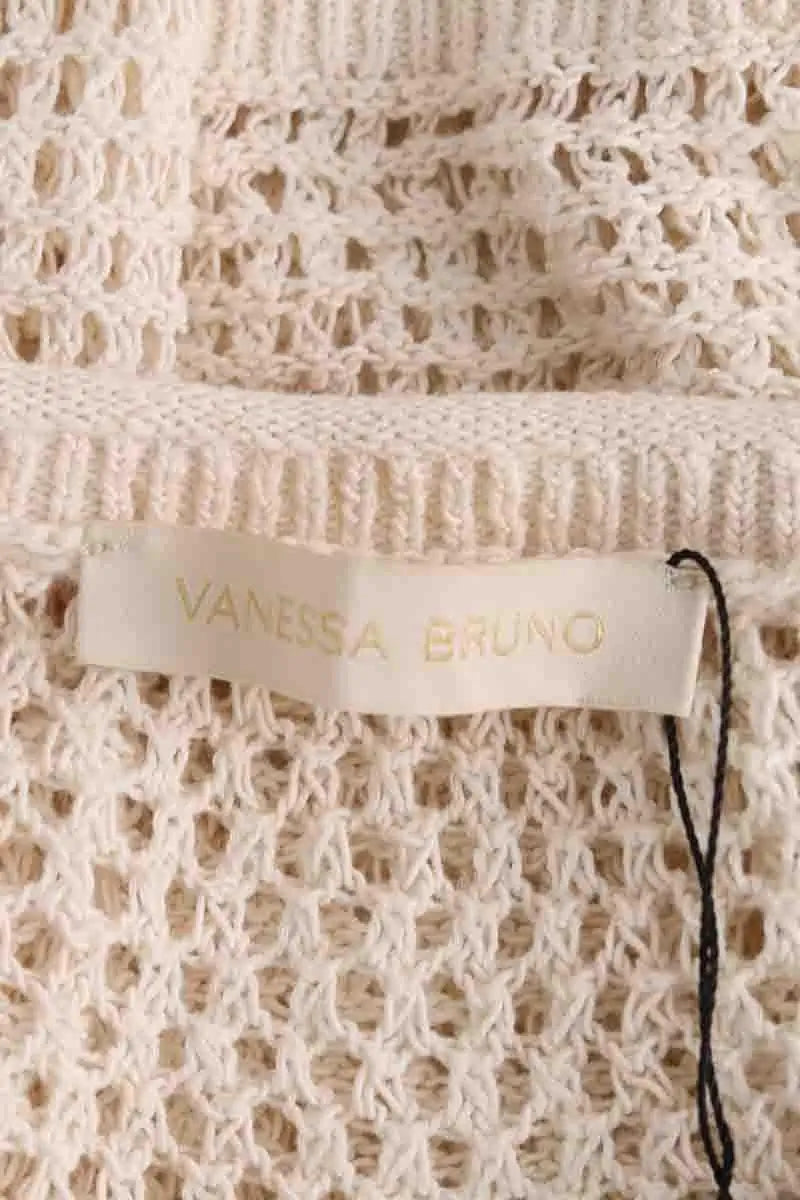 Pull Vanessa Bruno Ecru en Synthétique