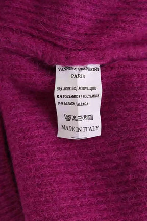 Pull Vannina Vesperini Rose en Synthétique