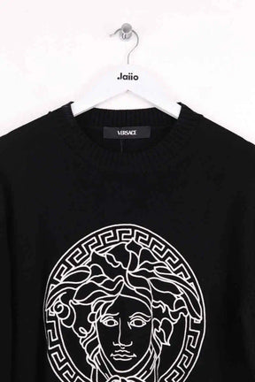 Pull Versace Noir en Coton