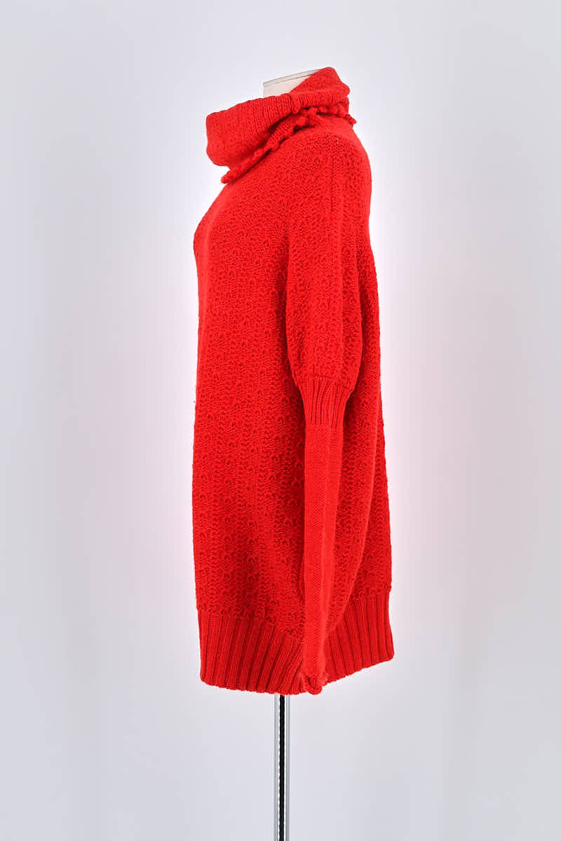 Pull Yohji Yamamoto Rouge en Laine