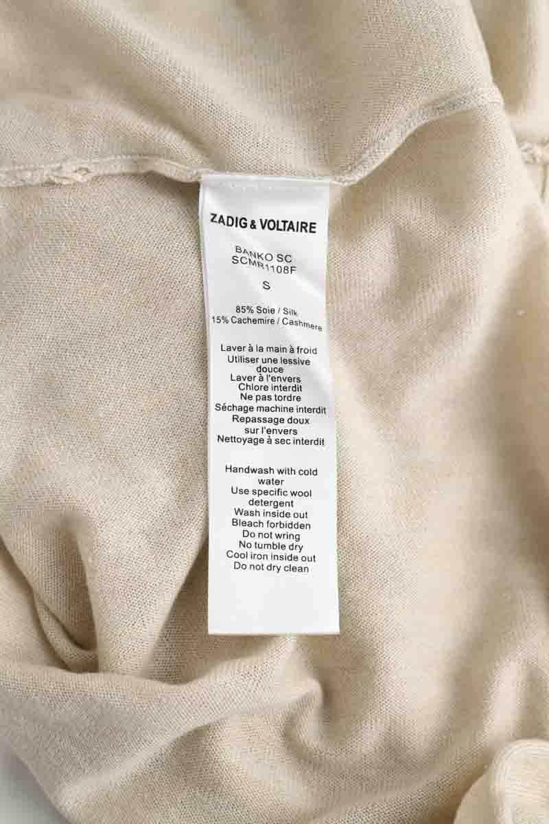 Pull Zadig & Voltaire Beige en Cachemire