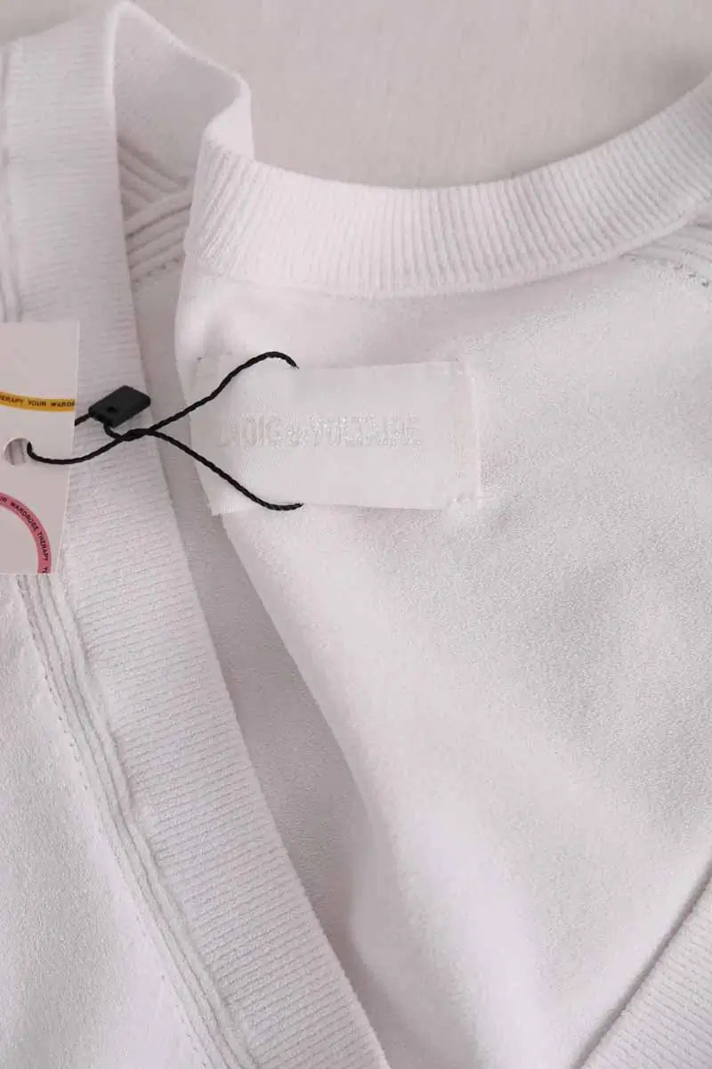 Pull Zadig & Voltaire Blanc en Viscose
