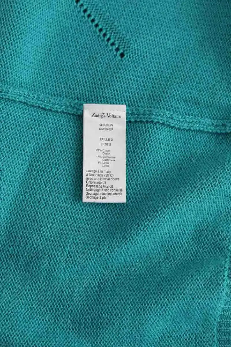 Pull Zadig & Voltaire Bleu en Coton