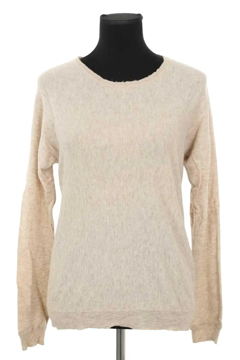 Pull Zadig & Voltaire Ecru en Cachemire, taille L - Seconde Main