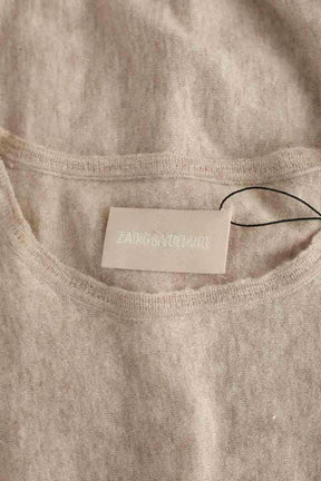 Pull Zadig & Voltaire Ecru en Cachemire