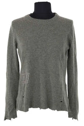 Pull Zadig & Voltaire Kaki en Cachemire, taille S - Seconde Main