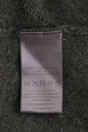 Pull Zadig & Voltaire Kaki en Cachemire