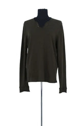 Pull Zadig & Voltaire Kaki en Laine, taille M - Seconde Main