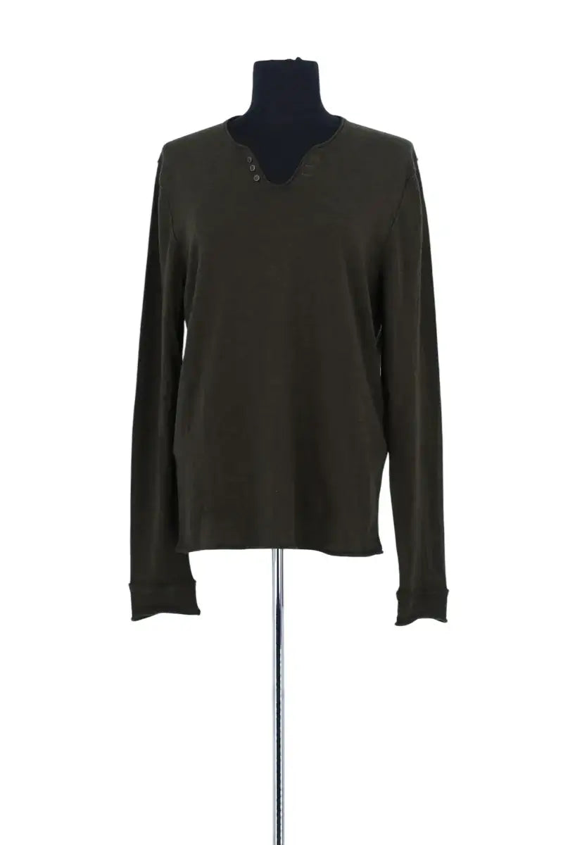 Pull Zadig & Voltaire Kaki en Laine, taille M - Seconde Main