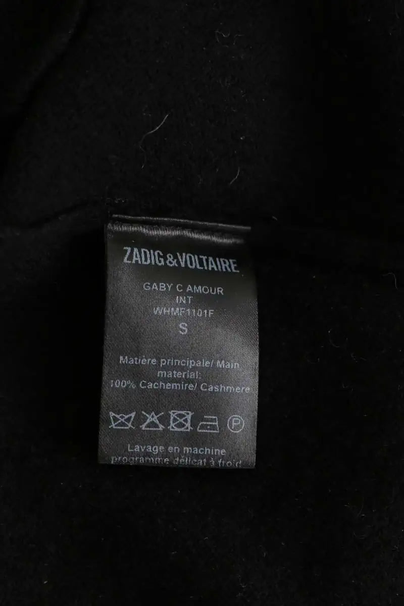 Pull Zadig & Voltaire Noir en Cachemire